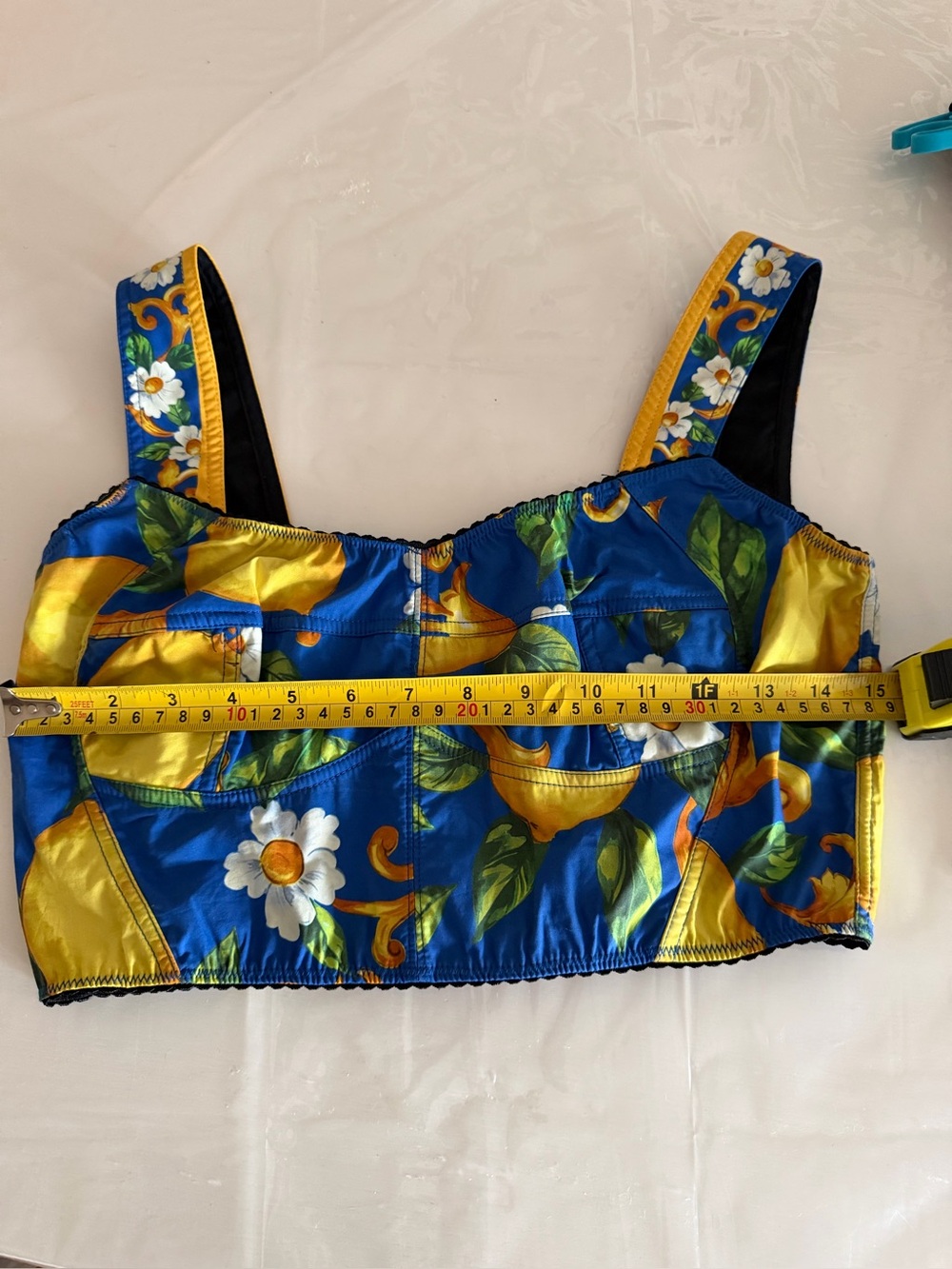 Blue & Yellow Floral Lemon top &Maxi Skirt - Women's - Picture 9 of 12